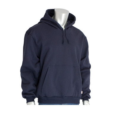 PIP FR Clothing AR/FR Fleece Pullover Hoodie. - Navy - 1/EA - 385-FRPH