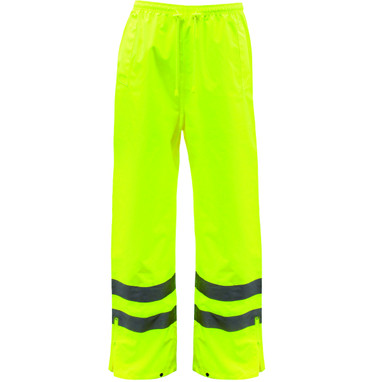 Boss Rainwear ANSI Class E Heavy Duty Waterproof Breathable Pants - Hi-Vis Yellow - 1/EA - 3NR3000
