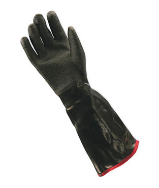 ChemGrip Neoprene Coated Glove w/Foam Insulated Liner & Etched Rough Finish - 18" - Black - 6/PR - 330-PIP57-8653R/L