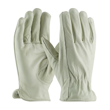 PIP Premium Grade Top Grain Cowhide Leather Drivers Glove - Keystone Thumb - Natural - 1/DZ - 68-168