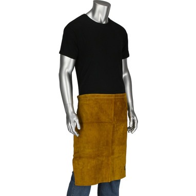 Ironcat FR Clothing-Welding Split Leather Waist Apron - Gold - 1/EA - 7012