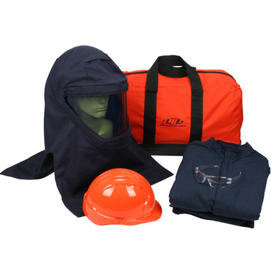 PIP Arc Protection Kits PPE 4 Flash Kit - 75 Cal/cm2 - Navy - 1/EA - 9150-75050