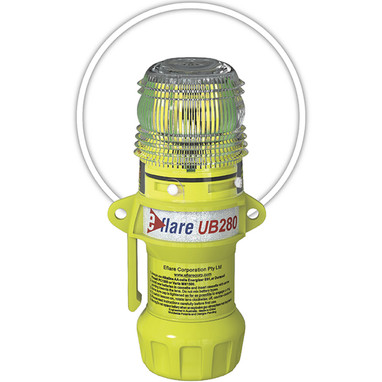 Eflare E-Flare Beacon 6" Safety & Emergency - Flashing / Steady-On White - - 1/EA - 440-PIP-939-UB280-W