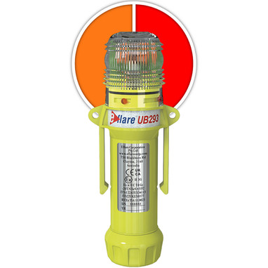 Eflare E-Flare Beacon 8" Safety & Emergency - Alternating Red/Amber - Amber - 1/EA - 440-PIP-939-UB293-R/A