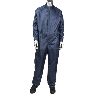Uniform Technology Reusable Clothing Spray Barrier Paint / Powder Coating Coverall - Navy - 1/EA - CCNQ8-26NV