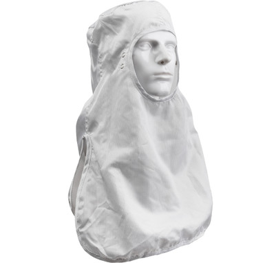 Uniform Technology Disctek 2.5 Grid ISO 4 (Class 10) Cleanroom Hood - Pull Over - White - 1/EA - CHPO-89WH