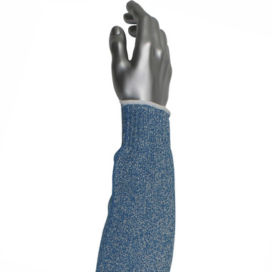 Claw Cover Single-Ply HPPE / Steel Blended Sleeve w/Antimicrobial Fibers - Blue - 100/EA - 330-PIP-MS-1097-22