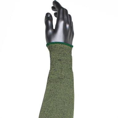 Kut Gard Cut Resistant Sleeve Single-Ply ATA / Hide-Away FR Blended - Wide Width - Green - 12/EA - S13ATAFR/4HA-EW-ES6