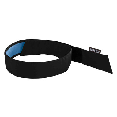 Ergodyne Chill-Its 6705CT Evaporative Cooling Bandana Headband - PVA, Hook & Loop