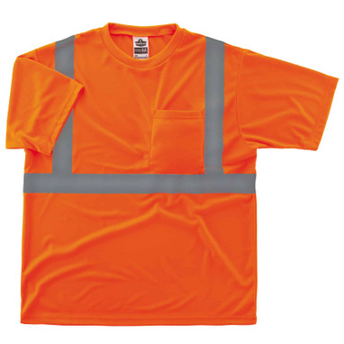 Ergodyne GloWear 8289 Hi-Vis T-Shirt -Type R, Class 2 - Orange