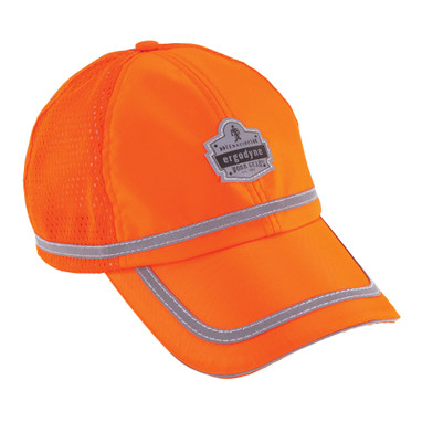 Ergodyne GloWear 8930 Hi-Vis Baseball Cap - Orange