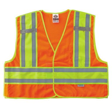 Ergodyne GloWear 8245PSV Hi-Vis Public Safety Vest - Type P, Class 2 - Orange