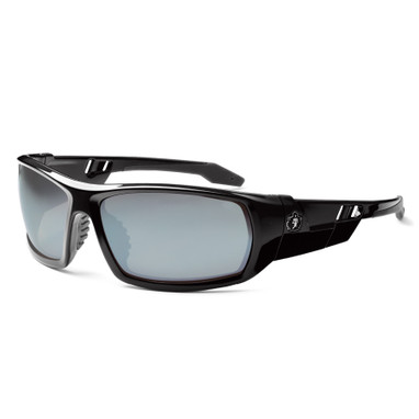 Ergodyne Skullerz ODIN Safety Glasses, Sunglasses - Silver Mirror Lens