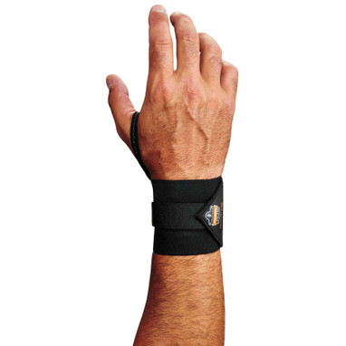 Ergodyne ProFlex 420 Wrist Wrap Support - Thumb Loop - Black