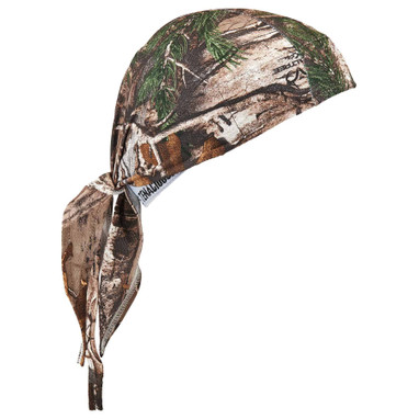 Ergodyne Chill-Its 6615 High-Performance Bandana Do Rag - Terry Cloth Sweatband - Realtree Edge