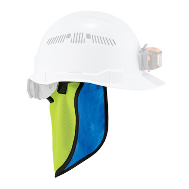 Ergodyne Chill-Its 6670CT Evaporative Cooling Hard Hat Neck Shade - PVA