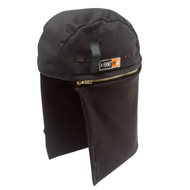 Ergodyne N-Ferno 6885 FR Winter Hard Hat Liner - 2-Layer, Zip-Off Cap, Modacrylic/Cotton