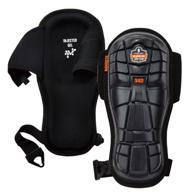 Ergodyne ProFlex 342 Injected Gel Knee Pads - Extra Long Hard Cap