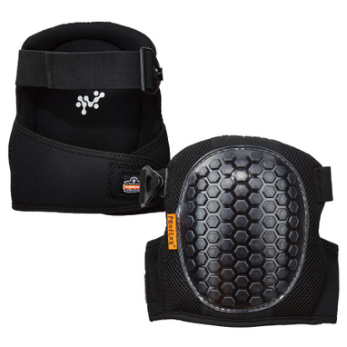 Ergodyne ProFlex 367 Lightweight Gel Knee Pads - Rounded Hard Cap