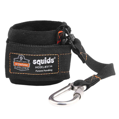 Ergodyne Squids 3114 Pull-On Wrist Tool Lanyard - Carabiner - 3lbs