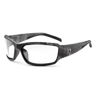 Ergodyne Skullerz THOR Anti-Fog Safety Glasses, Sunglasses - Clear Lens - Kryptek Typhon Frame