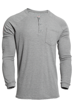 DRIFIRE Helix FR Long Sleeve Henley - TEE-HX_-HN-_ _