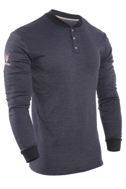 DRIFIRE TECGEN FR Long Sleeve Henley - C541N_ _BSLS_ _