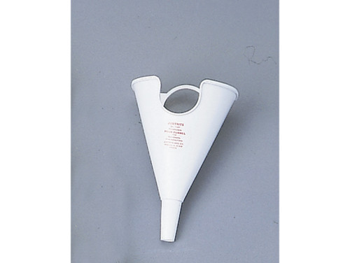 Justrite Funnel For Pouring Fits Poly Safety Cans 14065 And 14160 - White Polyethylene - 11201
