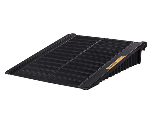 Justrite Ramp For 2 To 4-Drum Ecopolyblend Drumshed - 100% Recycled Polyethylene - Black - 28679