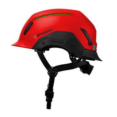 Studson SHK-1 Vented Class C Type II - Red Safety Helmet