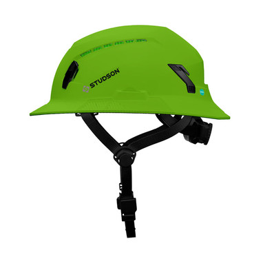 Studson SHK-1 Vented Full Brim Class C Type II - Green Safety Helmet