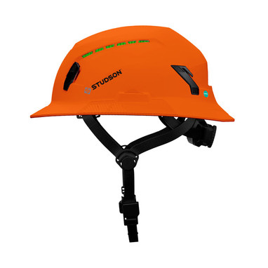 Studson SHK-1 Vented Full Brim Class C Type II - Orange Safety Helmet