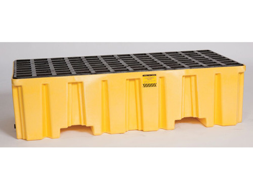 Eagle 2 Drum Pallet - With Drain - Yellow - 1620