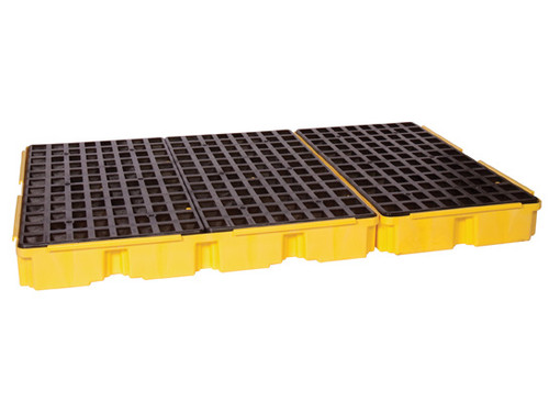 Eagle Modular Spill Platforms - 6 Drum - Without Drain - Yellow - 1686