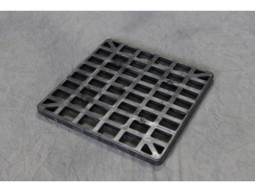 Eagle Pallet Grating Replacements - 1 Drum Capacity - 2.5" x 3.19" Grating - Black - 1642S