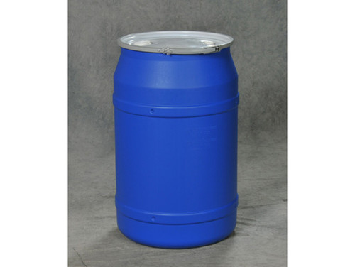 Eagle Lab Pack Open Head Poly Drum - 55 Gallon - Metal Lever-Lock - 1x2" 1x3/4" Bung Holes - Blue - 1656MBBG