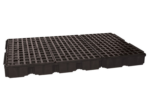 Eagle Modular Spill Platforms - 6 Drum - Without Drain - Black - 1686B