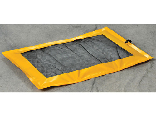 Eagle SpillNEST Drip Pad - 38" x 42" - 4 Gallon Spill Capacity - Yellow - T8343