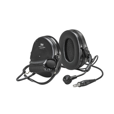 3M PELTOR SWAT-TAC VI NIB Headset - Single DL - Black - Backband - Restricted - MT20H682BB-47N SV