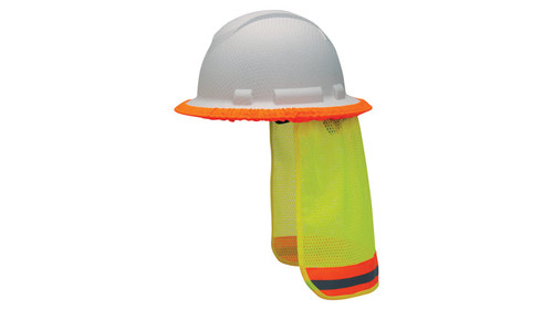 Pyramex HPESHADE Hard Hat Neck Shade Lime