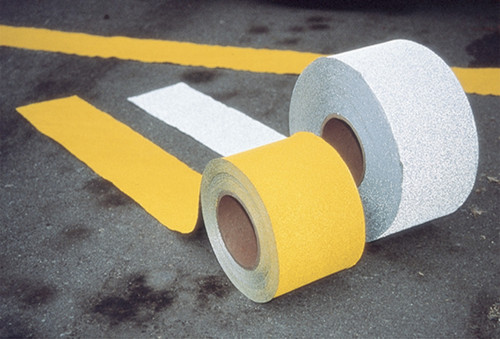 Markers, Mats, & Tape: Pavement Marking Tape White 4" x 150-ft 1/Each - FMT415WT