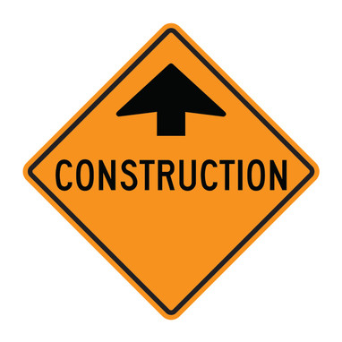 Temporary Condition Sign: Construction 36" x 36" Engineer Grade Reflective 1/Each - FRC202RA