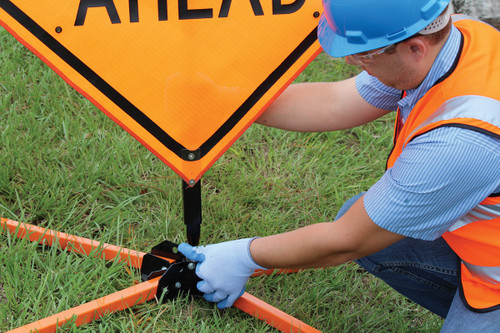 Tilt-Adjust Sign Stand: Spring-Less Florida Compliant 1/Each - FRC750FL