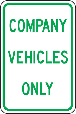 DESIGNATED PARKING SIGNS 24" x 18" Engineer Grade Reflective Aluminum (.080) 1/Each - FRP228RA