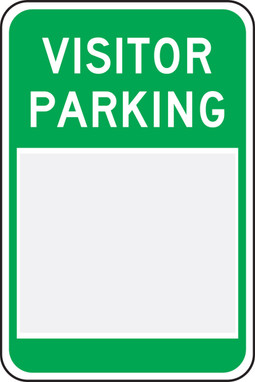 CHANGEABLE PARKING SIGN 18" x 12" 1/Each - FRP649