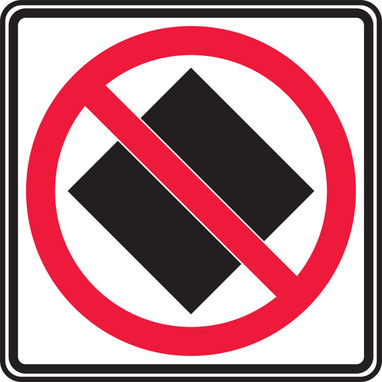 TRAFFIC SIGN - NO DANGER GOODS 24" x 24" DG High Prism 1/Each - FRR017DP