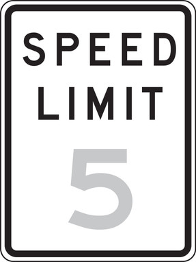 Traffic Sign: Speed Limit __ 18" x 12" Engineer-Grade Prismatic - FRR21825RA