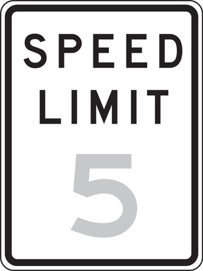 Traffic Sign: Speed Limit __ 18" x 12" Engineer-Grade Prismatic - FRR21830RA
