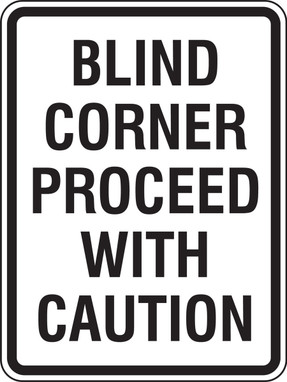 Facility Traffic Sign 24" x 18" High Intensity Prismatic 1/Each - FRR303HP