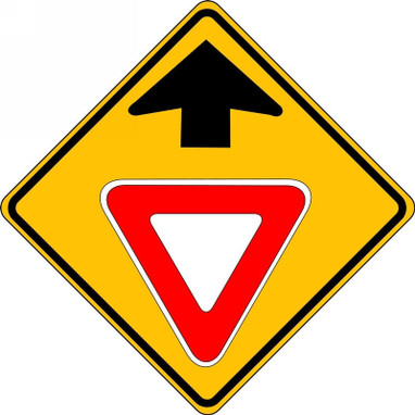 Stop And Yield Sign: Yield Ahead 30" x 30" Engineer-Grade Prismatic 1/Each - FRW538RA